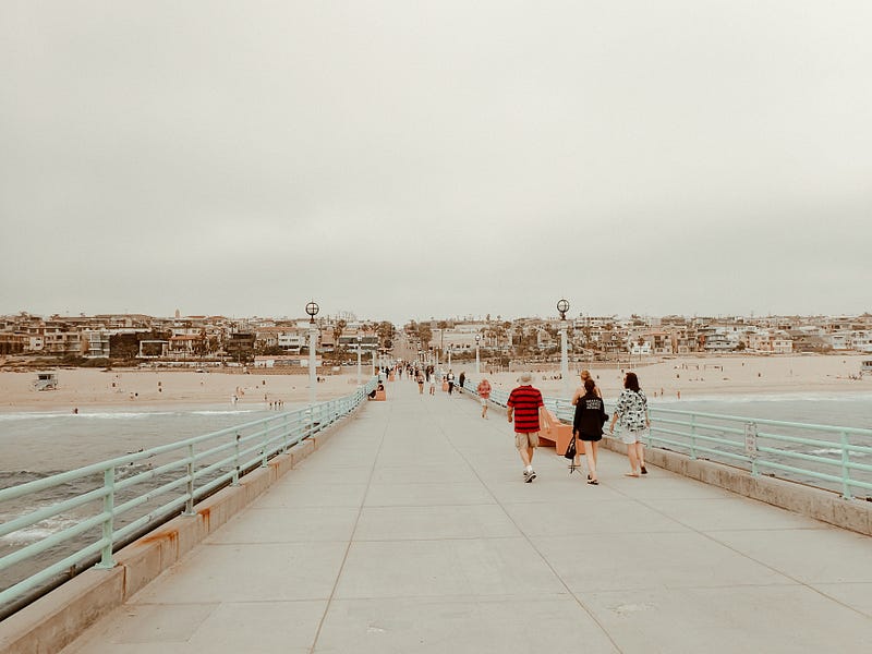 Scenic view of a coastal running route