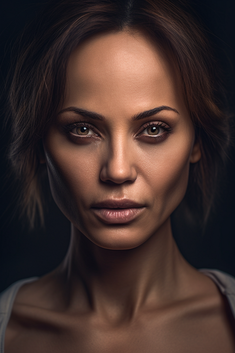 Hybrid image of Jennifer Lopez and Angelina Jolie