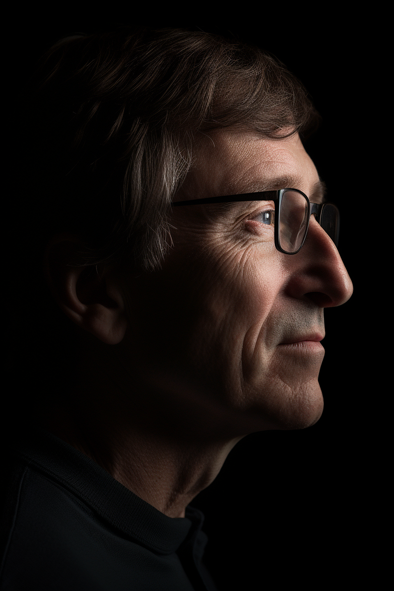 Hybrid image of Steve Jobs and Bill Gates