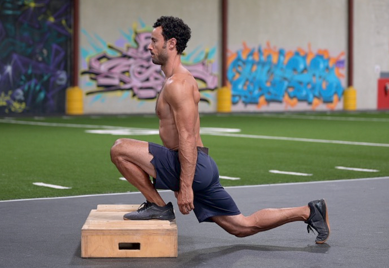 Elevated Split Squat Demonstration