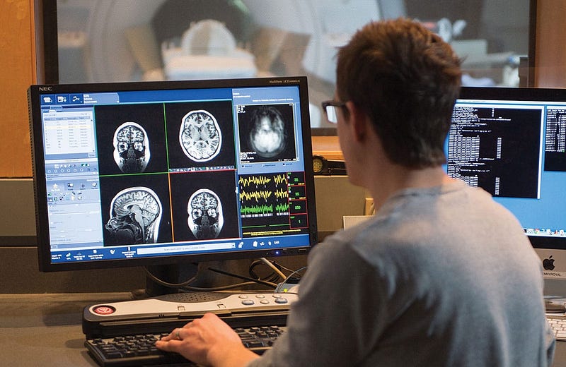 Brain activity of meditating monks