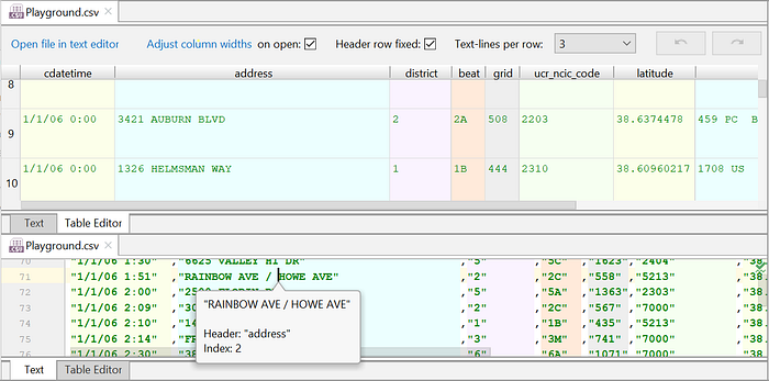 CSV Plugin Interface