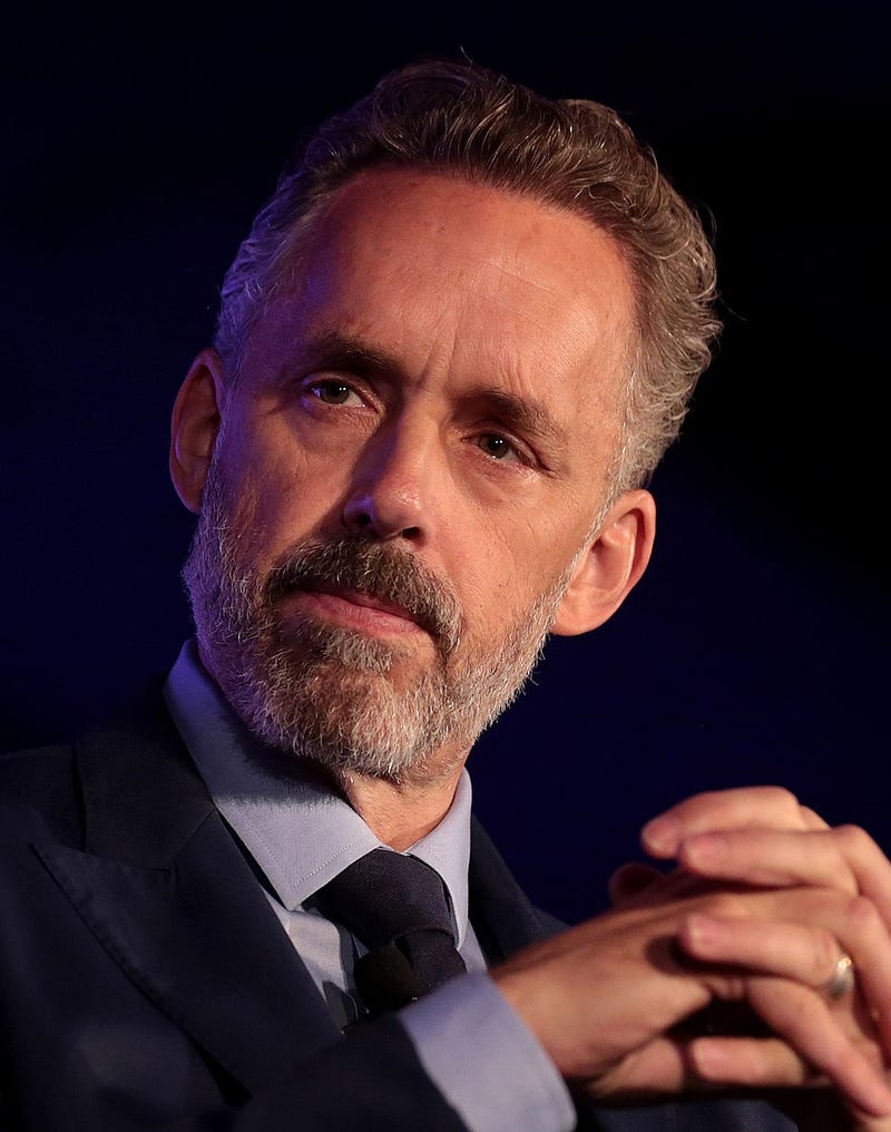 Jordan Peterson engaging in emotional reading sessions