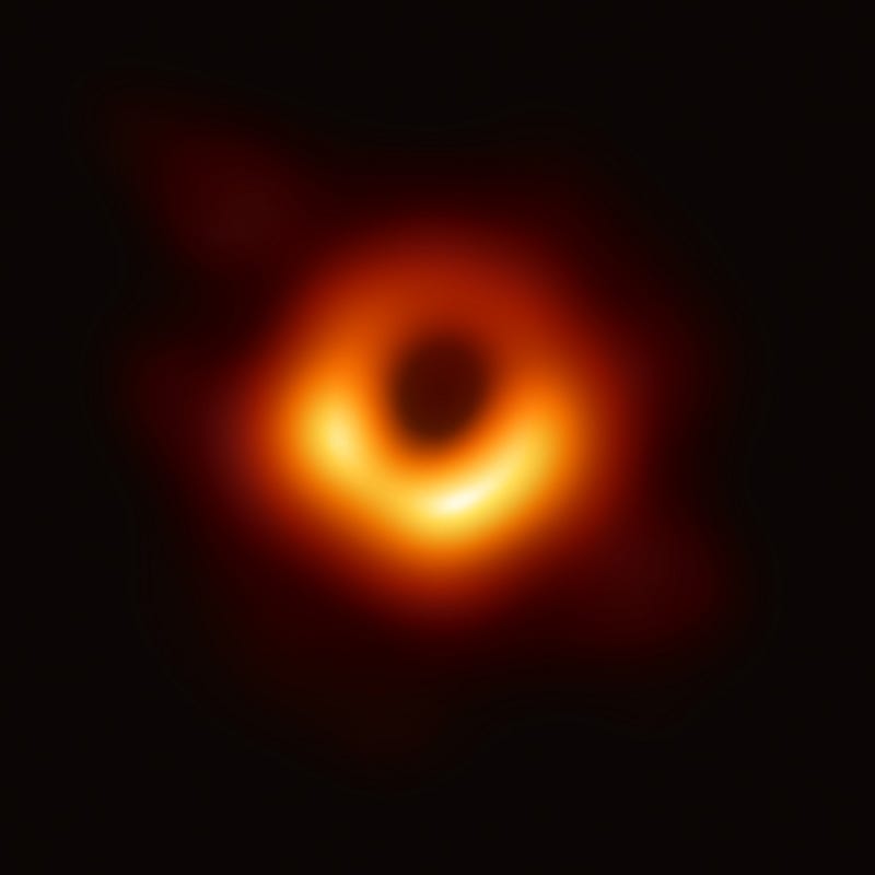 The first photographed black hole