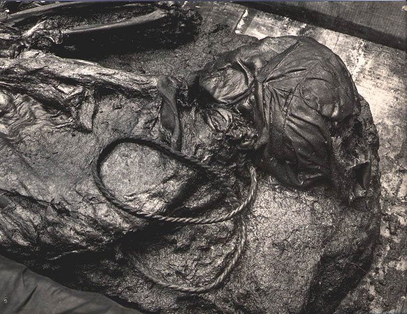 The rope used in the Tollund Man's execution.