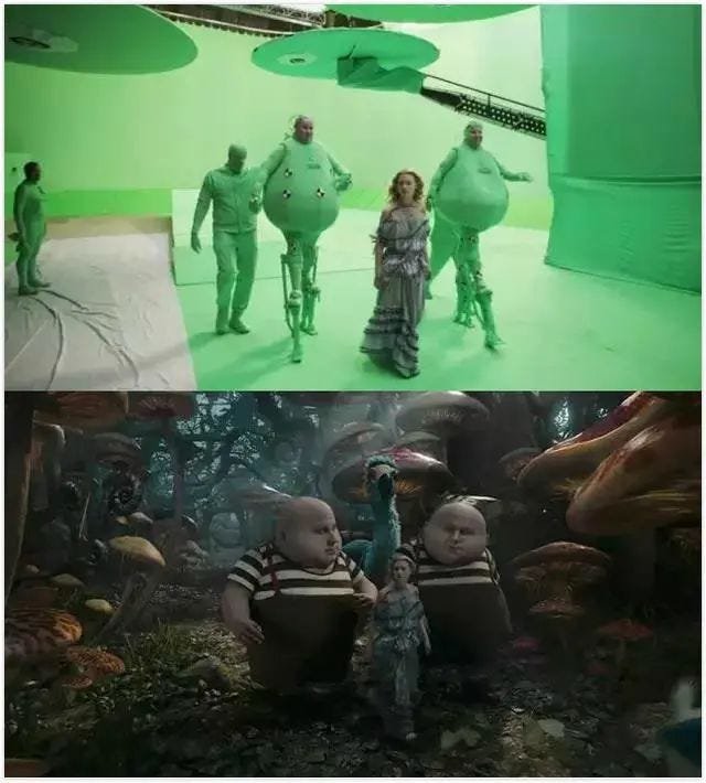 Movie special effects comparison