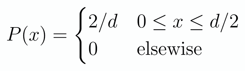 Probability distribution of θ and x