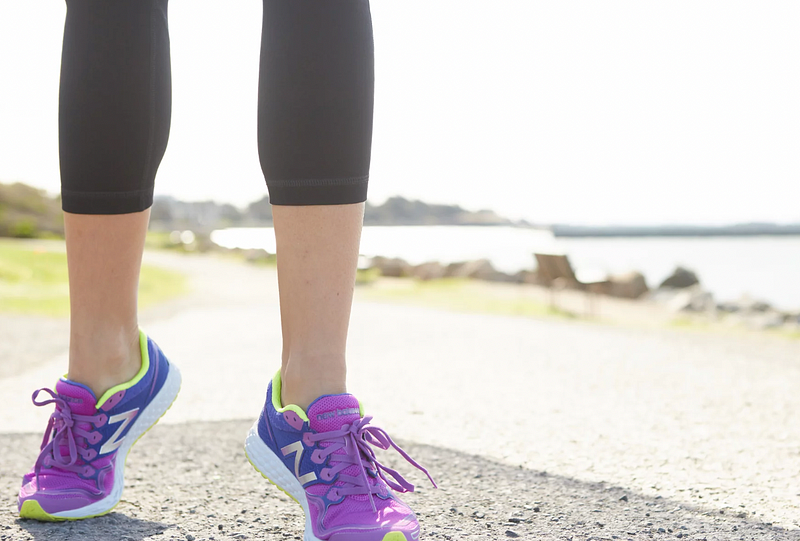 Toe-heel walking exercise