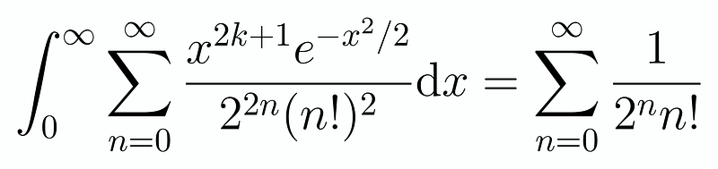 Simplified integral form