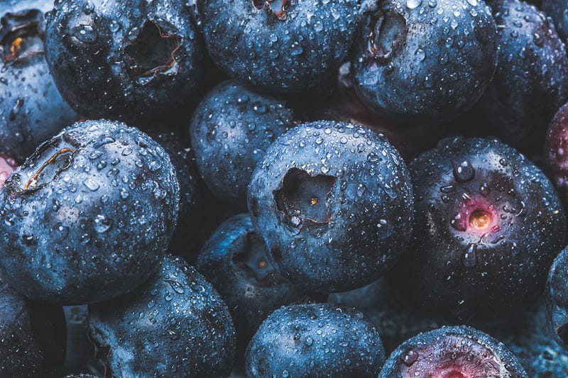 Media hype surrounding blueberries and heart health.