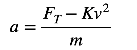 Acceleration formula