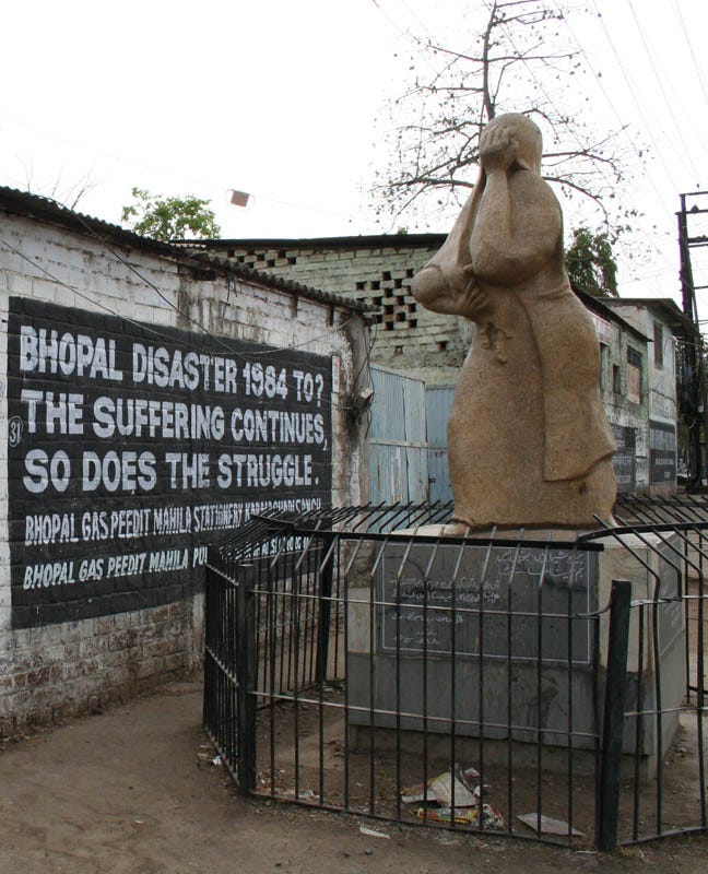 Memorial site of the Bhopal Gas Disaster